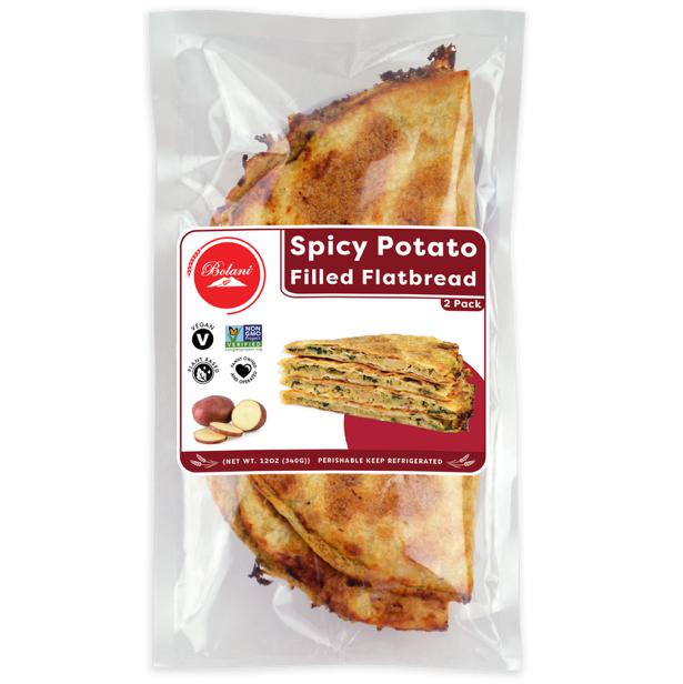 Spicy potato-filled Bolani flatbread